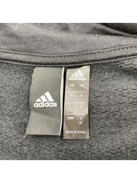 adidas ZIPパーカー/パンツ セット 黒/金