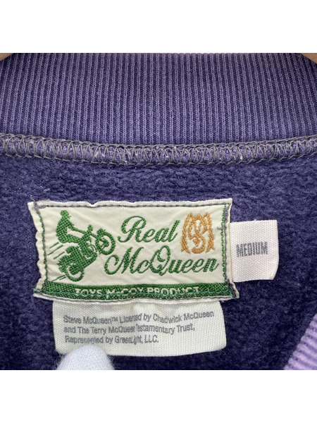 REAL McCOY'S スウェット・トレーナー STEVE MCQUEEN/大脱走/スウェット/紺系