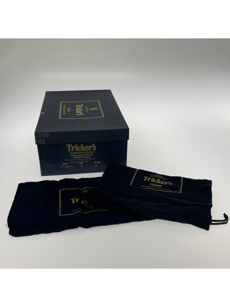 Tricker's カントリーブーツ スウェード 9 ベージュ M5634
