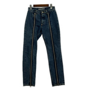 JOHN LAWRENCE SULLIVAN 2C023-0320-50 WashedDenimZippedPants