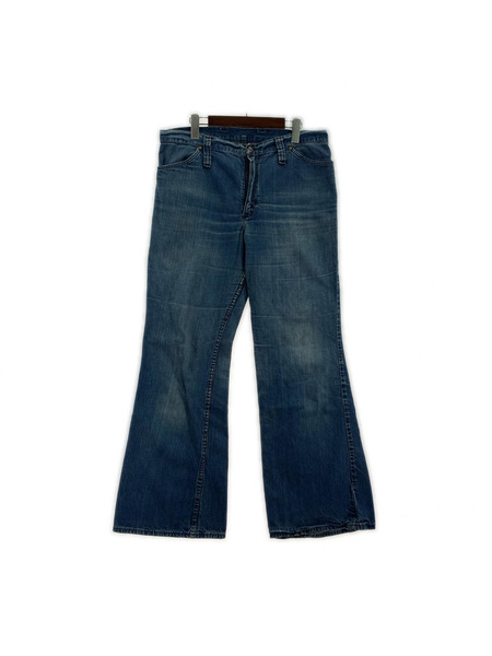 Wrangler 60s-70s頃 品番不明 ライトオンス フレアデニムパンツ 両爪/カムロック