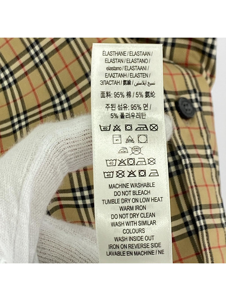 BURBERRY/マイクロ チェックシャツ[値下]