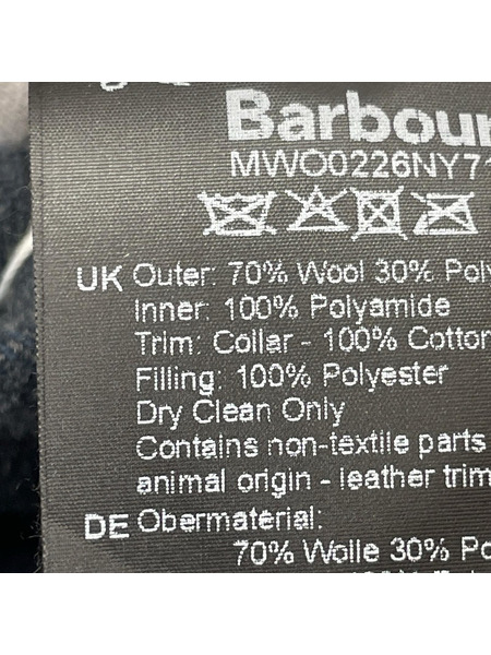 Barbour ソノ他 BATTEN WOOL PEACOAT NVY M
