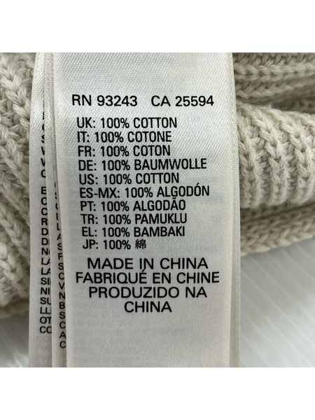 DIESEL ニット・セーター デニムパネル付キノースリーブ