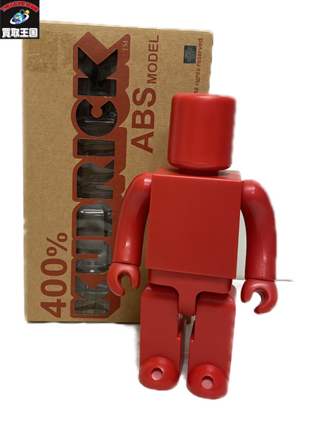 MEDICOM TOY KUBRICK 400％ ABS MODEL Red