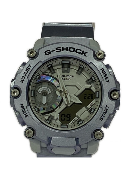 CASIO G-SHOCK デジアナ GA-2200FF 紫