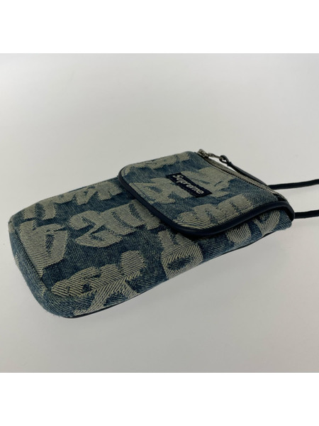 Supreme ショルダーバッグ 22SS jacquard Denim Neck Pouch