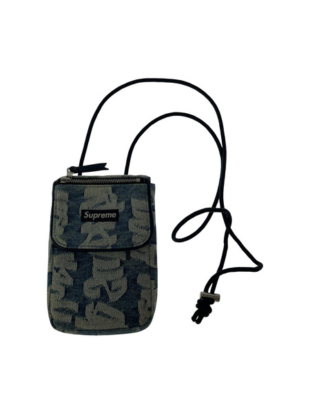 Supreme ショルダーバッグ 22SS jacquard Denim Neck Pouch