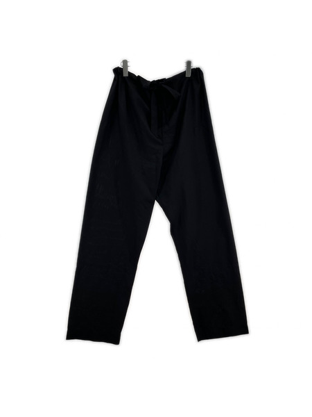 MAISON MARGIELA 24AW シルクオーバーパンツ 44 黒 SI1KA0003 S60345