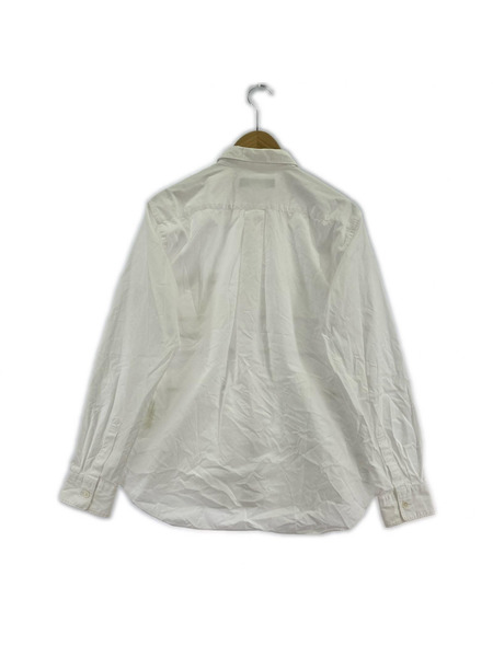 COMME des GARCONS HOMME DEUX パッチワークブロードシャツ S ホワイト