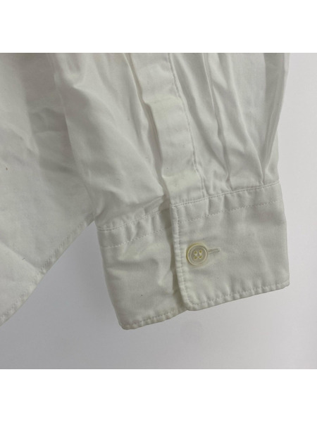COMME des GARCONS HOMME DEUX パッチワークブロードシャツ S ホワイト