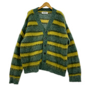 DISCOVERED カーディガン MOHAIR BORDER KNIT CARDIGAN 22AW
