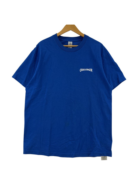 CHALLENGER/バックプリントTee/L/BLU[値下]