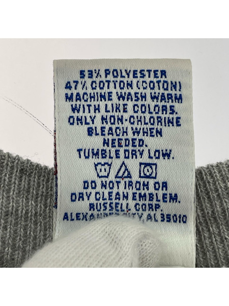 RUSSEL ATHLETIC スウェット・トレーナー 前Vスウェット GRY (XL)