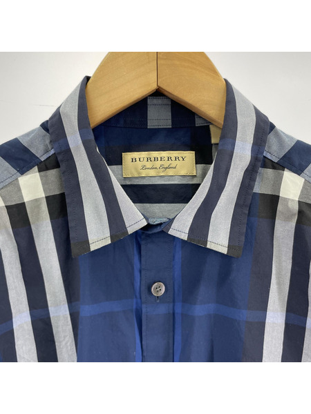 BURBERRY 長袖シャツ 4023482 ブルー チェック