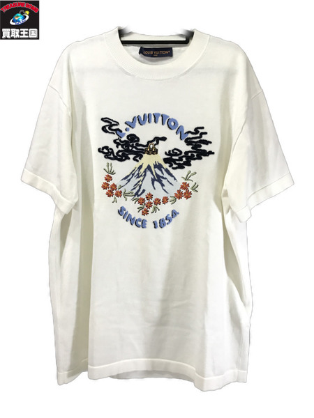 LOUIS VUITTON ルイヴィトン ニゴー LV×NIGO Short-Sleeved Knitted Crewneck NIGOコラボファレル ショートスリーブ ニットクルーネック Lサイズ