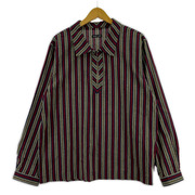 FRANK LEDER BAVARIAN RED STRIPE COTTON LS SHIRT M