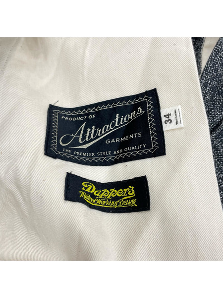 セットアップ ATTRACTIONS DAPPER'S 3P グレー