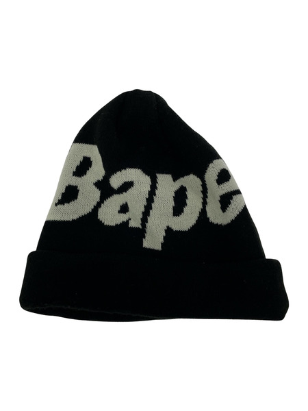 A BATHING APE ニット帽 A BATHING APE 星形ストーンニット帽 A
