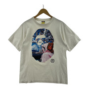A BATHING APE 半袖Tシャツ・カットソー SAKURA APE HEAD 白 (M)