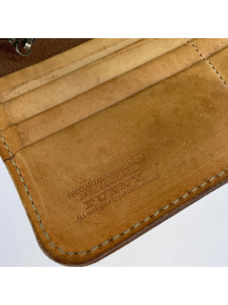 長財布 FUNNY カービングウォレット ブラウン