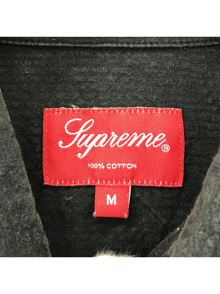 Supreme 長袖シャツ 黒 （M)[値下]