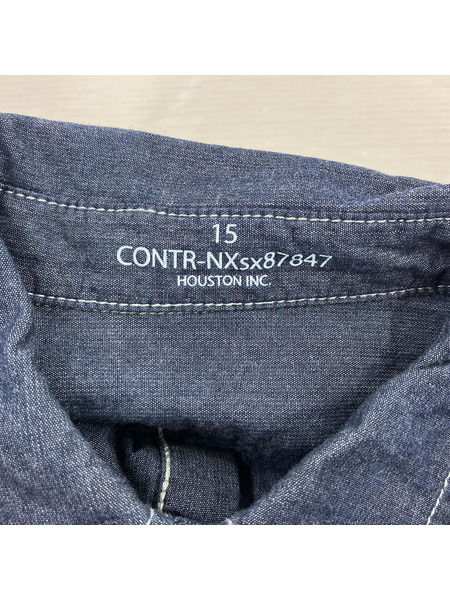 HOUSTON 長袖シャツ デニム（15）[値下]