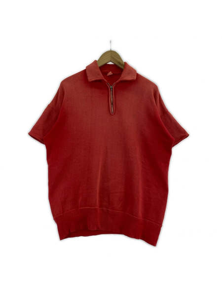 OLD・VINTAGE スウェット・トレーナー 60s Sportswear ハーフジップ半袖スウェット