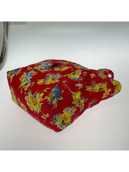 POLO RALPH LAUREN ソノ他バッグ 花柄 トートバッグ 赤系