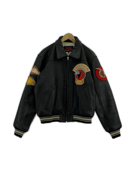 INDIAN MOTORCYCLE レザージャケット レザースタジャン BLK 40