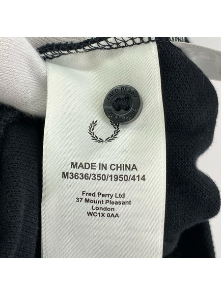 FRED PERRY ポロシャツ L/S ポロシャツ 黒