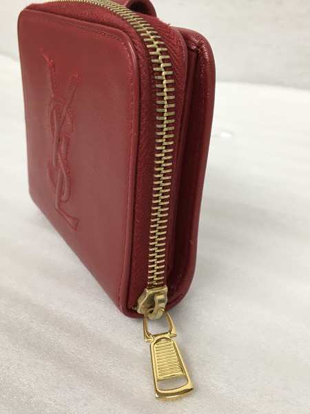 YSL　コンパクトウォレット 赤