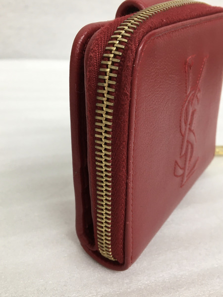 YSL　コンパクトウォレット 赤