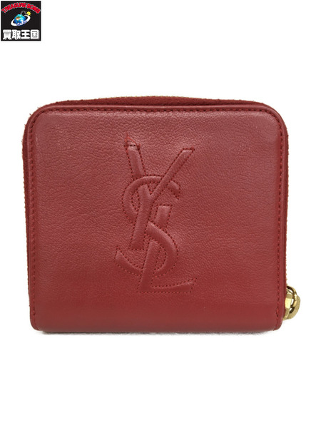 YSL　コンパクトウォレット 赤