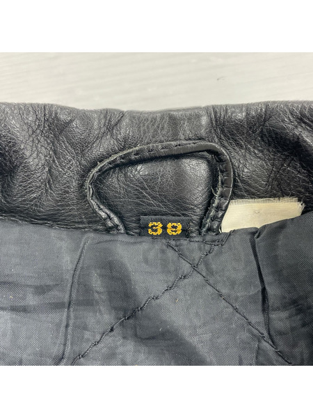 レザージャケット echtes leder ダブル ブラック