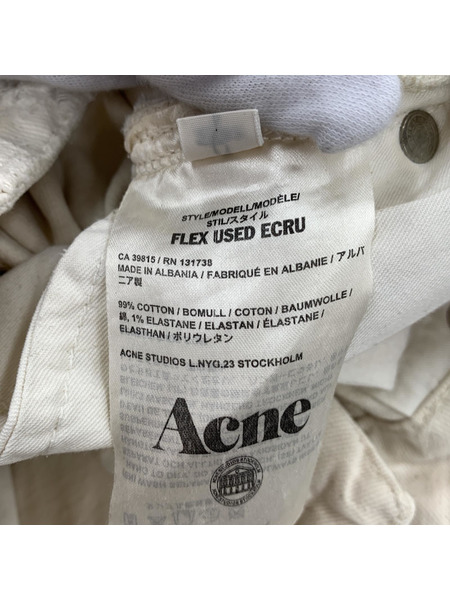 Acne Studios デニム・ジーンズ スキニーデニムパンツ 28×32 WHT[値下]