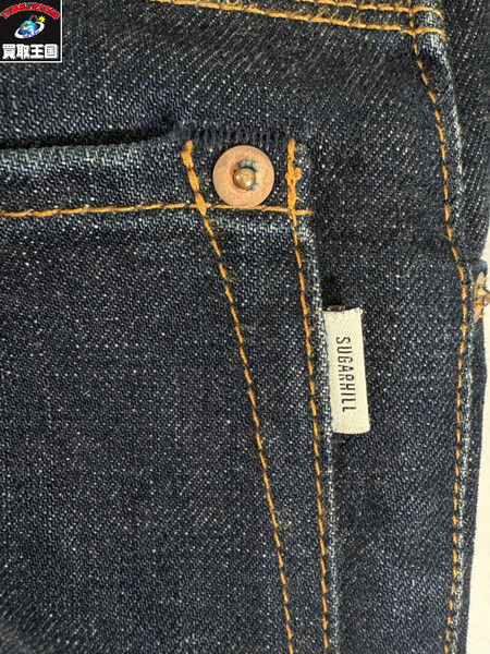 SUGARHILL CLASSIC DENIM PANTS DOUBLE KNEE W32