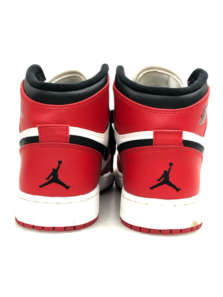 NIKE スニーカー AIR JORDAN 1 RETRO HIGH  24.0cm 赤