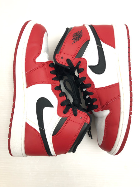 NIKE スニーカー AIR JORDAN 1 RETRO HIGH  24.0cm 赤
