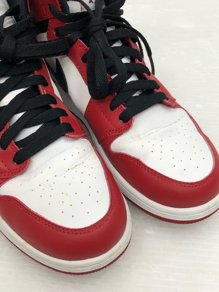 NIKE スニーカー AIR JORDAN 1 RETRO HIGH  24.0cm 赤