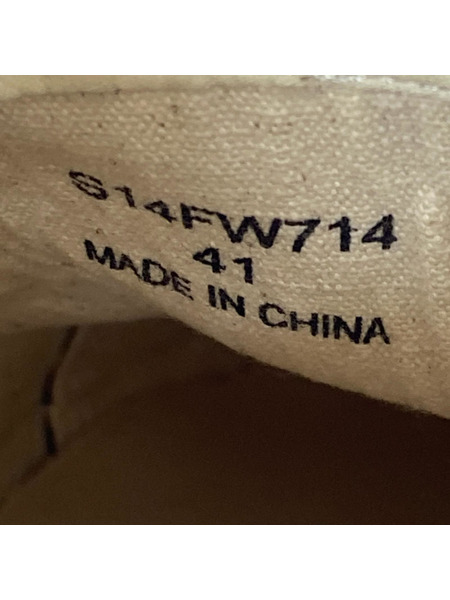 MIHARA YASUHIRO×General Scale TRENT レザーロートップスニーカー 41 ブラック