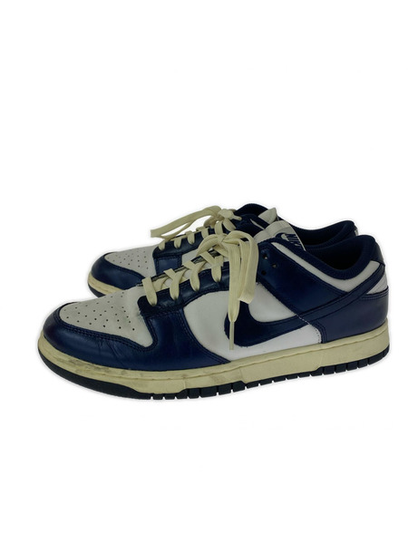 NIKE スニーカー DUNK LOW PRM 青白 28cm