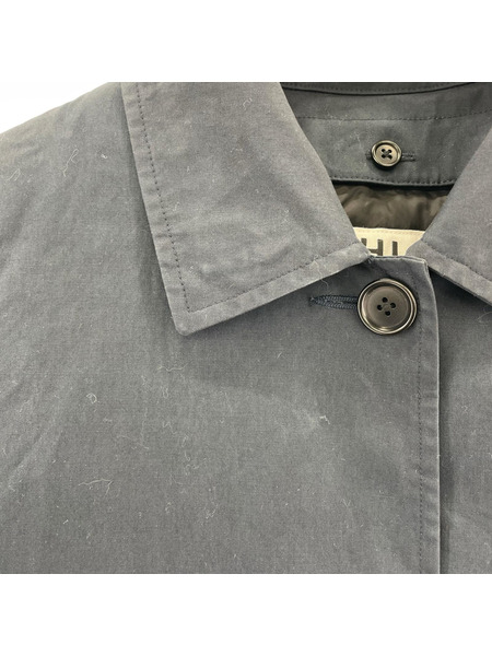 MHL. ソノ他 ダウンライナー付キステンカラーコート ネイビー (1)