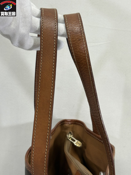 CELINE マカダム柄 ハンドバッグ