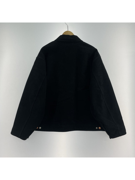 COMOLI 23AW モールスキンジップショートジャケット 2 ブラック[値下]