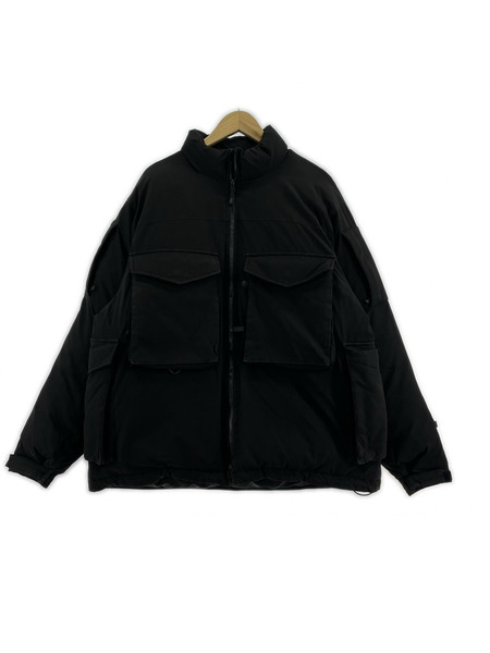 DAIWA PIER39 PADDING MIL JACKET パテッドジャケット L 黒 BW-24021W
