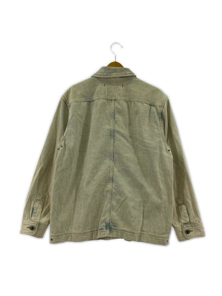 RRL ウォッシュドセルビッチデニム オーバーシャツ M