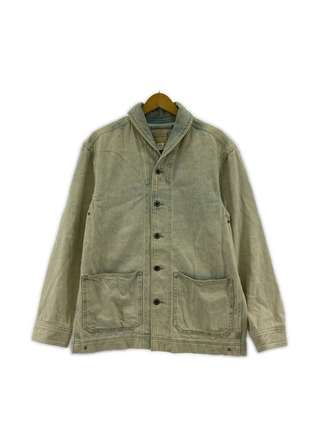 RRL ウォッシュドセルビッチデニム オーバーシャツ M