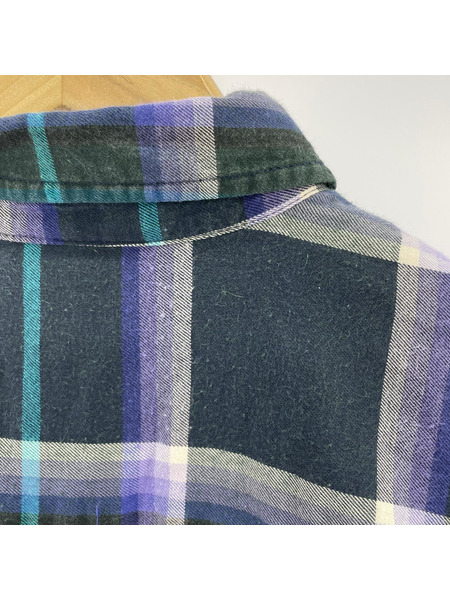 patagonia 長袖シャツ 90s 雪ナシ チェック(M)
