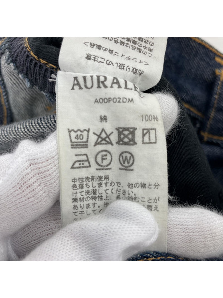 AURALEE デニム・ジーンズ HARD TWIST DENIM 5P PANTS 24 インディゴ